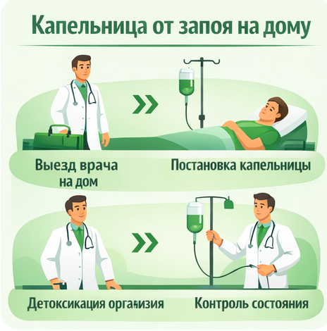 капельница от запоя в Петрове Вале в клинике Санати